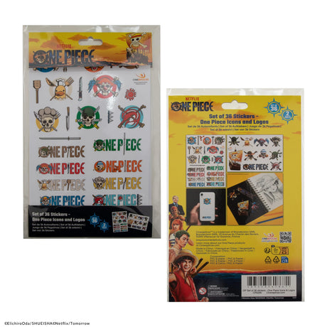 Set of 36 One Piece Icons and Logos Stickers - Shop Stickers At Gift Moments - 4