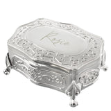 Personalised Small Silver Plated Jewellery Box - Shop At Gift Moments - 5