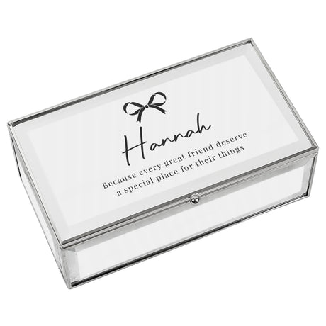 Personalised Bow Mirrored Jewellery Box - Shop At Gift Moments - 5