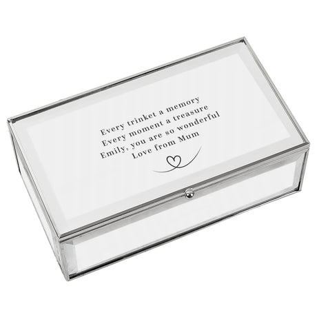 Personalised Heart Mirrored Jewellery Box - Shop At Gift Moments - 5