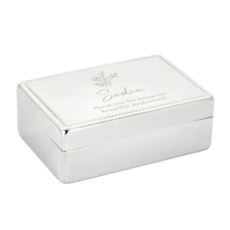 Personalised Floral Small Jewellery Box - Shop At Gift Moments - 4