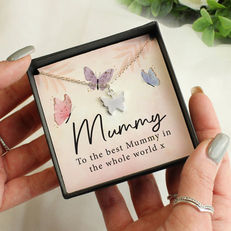 Personalised Sentiment Card & Butterfly Necklace - Shop At Gift Moments - 1