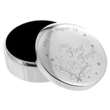 Personalised Fairy My First Tooth Trinket Box