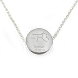 Personalised Virgo Zodiac Star Sign Necklace (Aug 23rd - Sept 22nd)