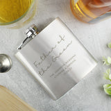 Personalised Any Message Hip Flask