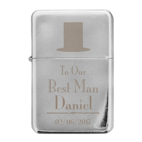 Personalised Decorative Wedding Best Man Lighter