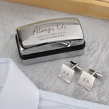 Personalised Cufflinks & Cufflink Box - Shop At Gift Moments - 2