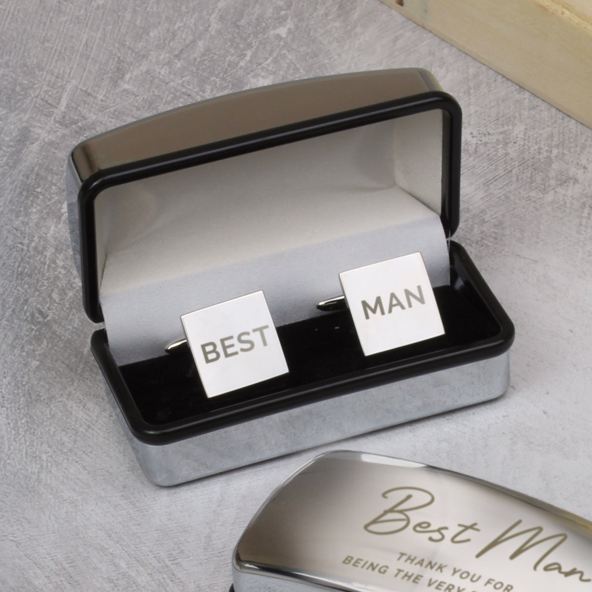Personalised Cufflinks & Cufflink Box - Shop At Gift Moments - 3