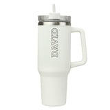 Personalised 40oz White Travel Cup