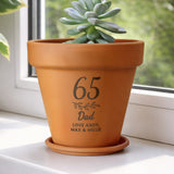 Personalised Big Age Terracotta Plant Pot - Shop Pots & Planters At Gift Moments - 6