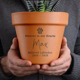 Personalised Pet Memorial Terracotta Plant Pot - Shop Pots & Planters At Gift Moments - 3