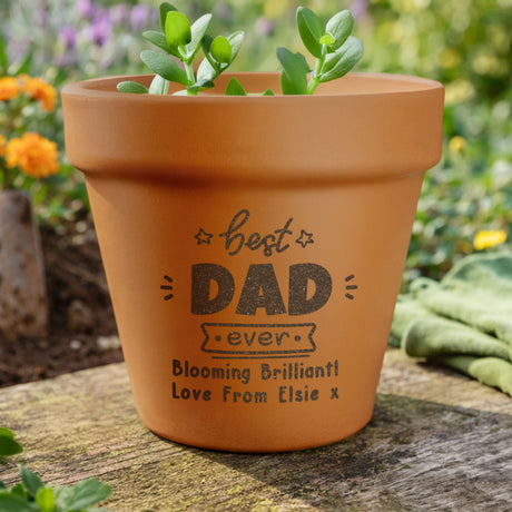 Personalised Best Ever Terracotta Plant Pot - Shop Pots & Planters At Gift Moments - 1