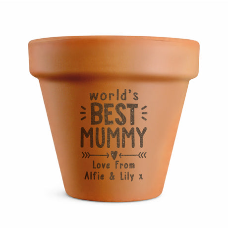 Personalised Worlds Best Terracotta Plant Pot - Shop Pots & Planters At Gift Moments - 5