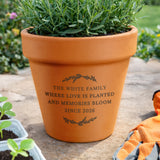 Personalised Free Text Terracotta Plant Pot - Shop Pots & Planters At Gift Moments - 1