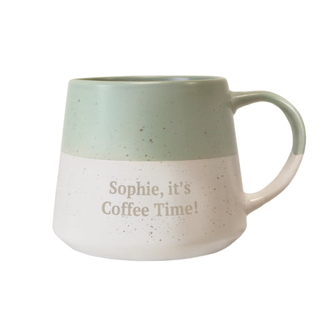 Personalised Green Speckled Ceramic Mug - Shop Mugs At Gift Moments - 4