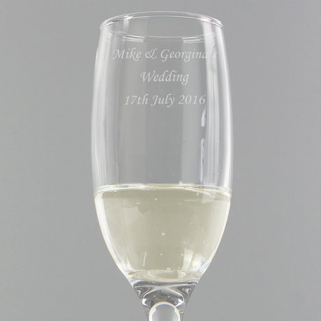 Personalised Traditional Toast Flute - Shop Champagne Flutes At Gift Moments - 3