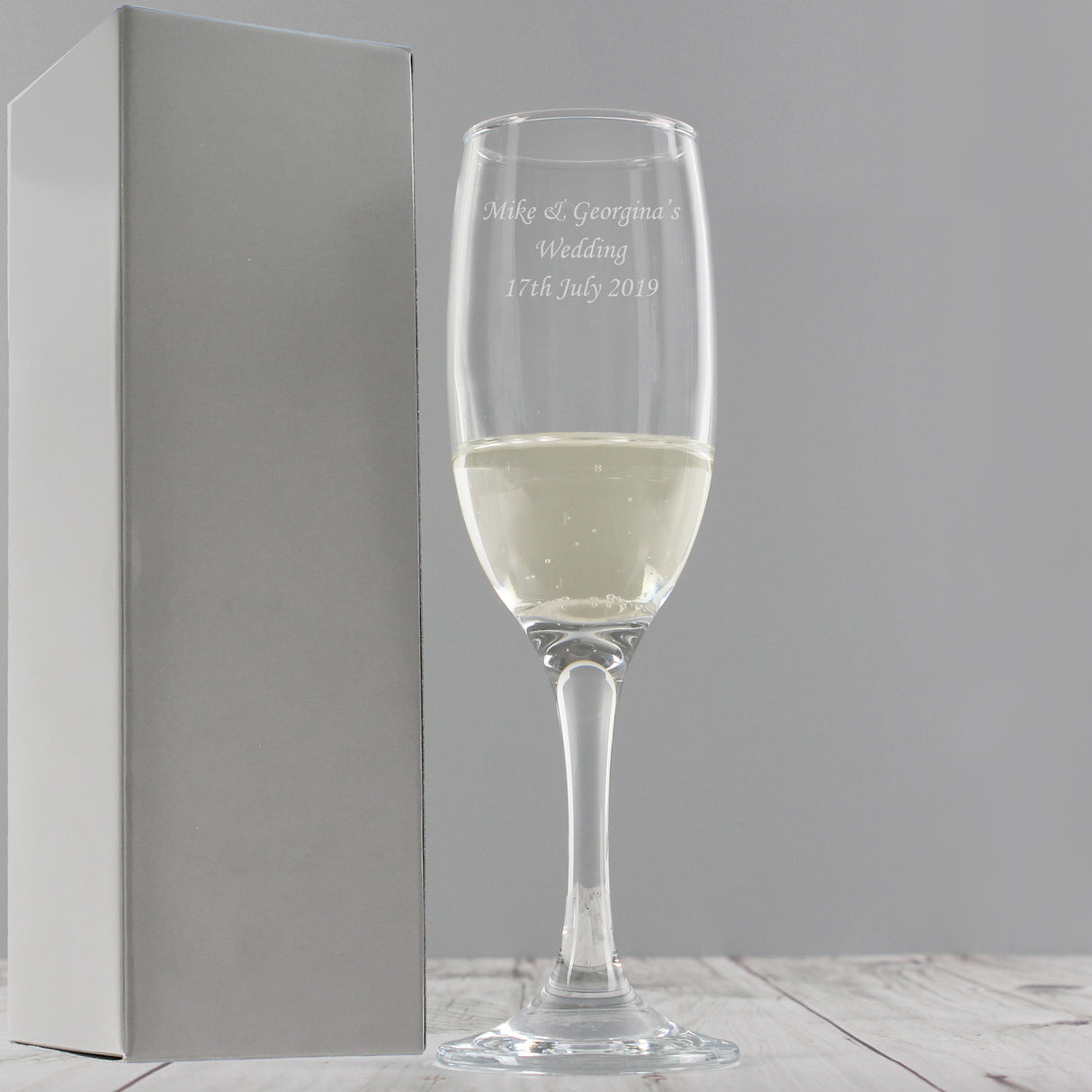 Personalised Traditional Toast Flute - Shop Champagne Flutes At Gift Moments - 1