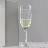 Personalised Traditional Toast Flute - Shop Champagne Flutes At Gift Moments - 1
