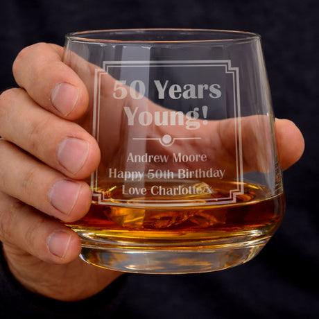 Personalised Art Deco Tumbler - Shop Tumblers At Gift Moments - 1