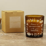 Personalised Pumpkins Amber Glass Candle - Shop At Gift Moments - 4