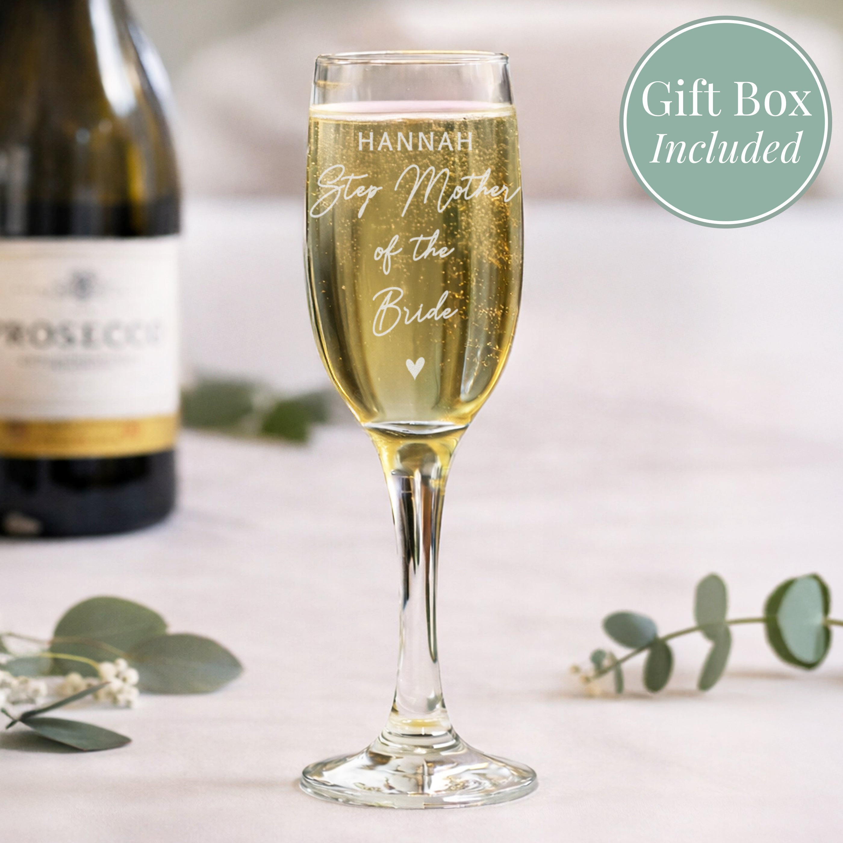 Personalised Free Text Wedding Flute - Shop Champagne Flutes At Gift Moments - 2