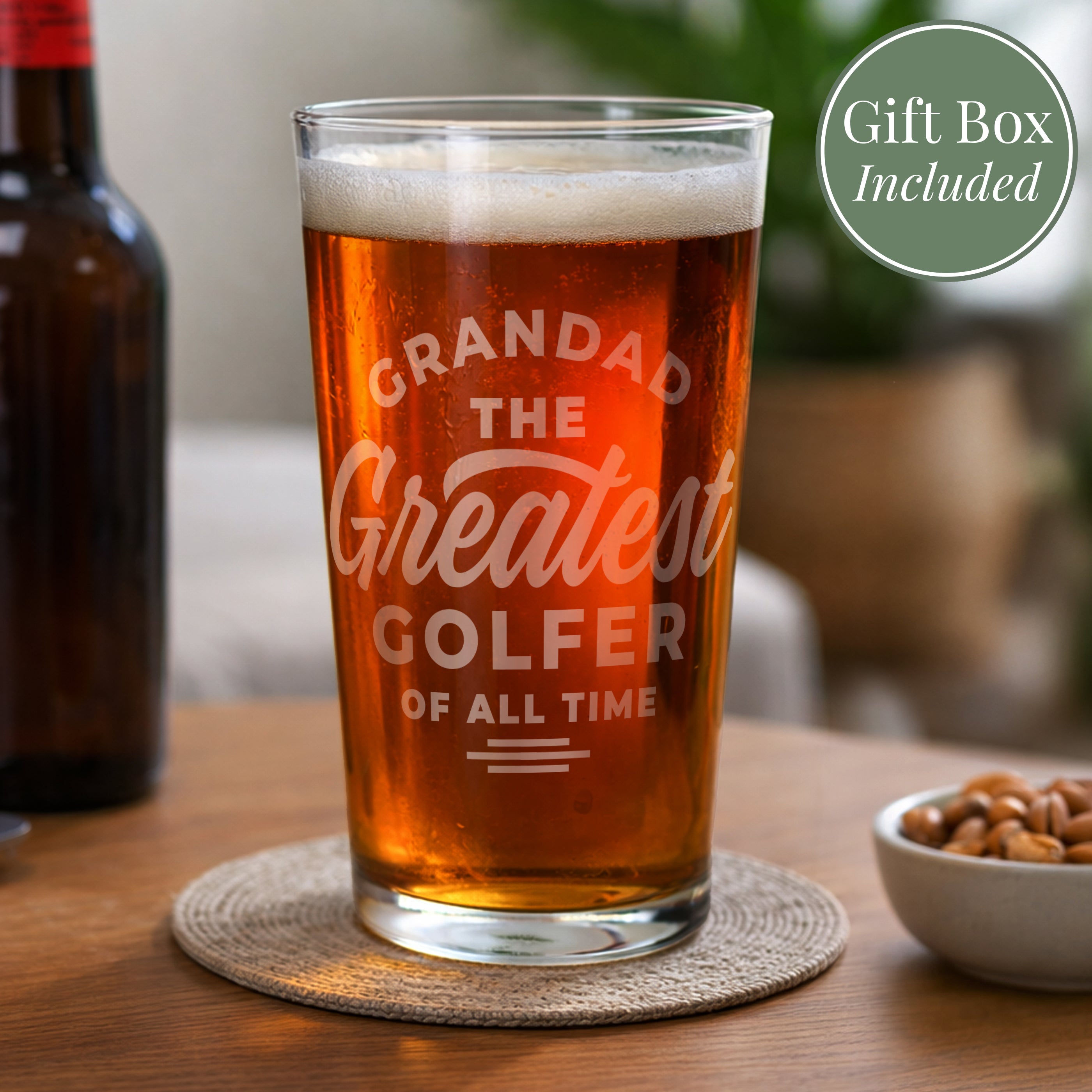 Personalised Greatest Sport Pint Glass