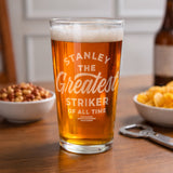 Personalised Greatest Sport Pint Glass