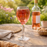 Personalised Thank you Wine Glass