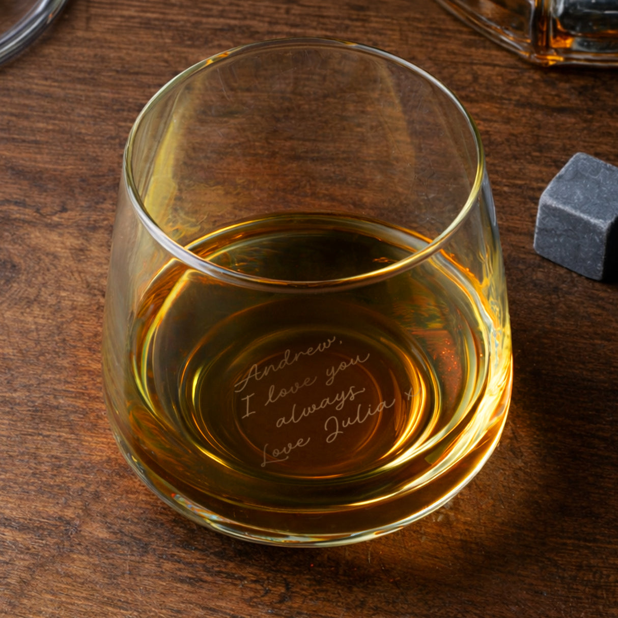 Personalised Base Engraved Secret Message Tumbler