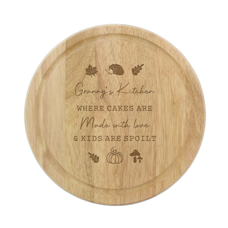 Personalised Autumn Wooden Chopping Board - Shop At Gift Moments - 4