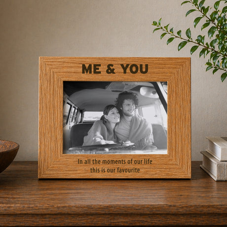 Personalised Bold Text 4x6 Wooden Photo Frame - Shop Photo Frames At Gift Moments - 2