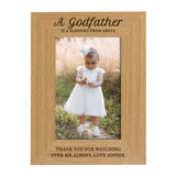 Personalised Godfather 6x4 Wooden Photo Frame