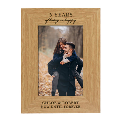 Personalised Anniversary 6x4 Wooden Photo Frame - Shop Photo Frames At Gift Moments - 4