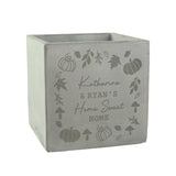 Personalised Pumpkin Concrete Plant Pot - Shop At Gift Moments - 4