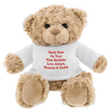 Personalised Red Message Teddy Bear