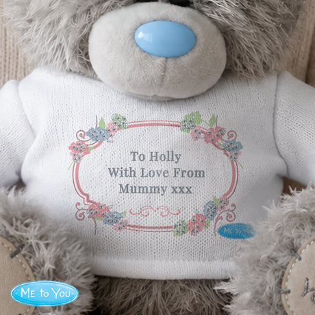 Personalised Me To You Floral Bear - Shop Teddy Bears & Soft Toys At Gift Moments - 3