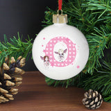 Personalised Fairy Initial Bauble