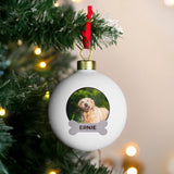 Personalised Photo Upload Dog Christmas Bauble - Shop At Gift Moments - 1
