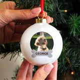 Personalised Photo Upload Dog Christmas Bauble - Shop At Gift Moments - 2