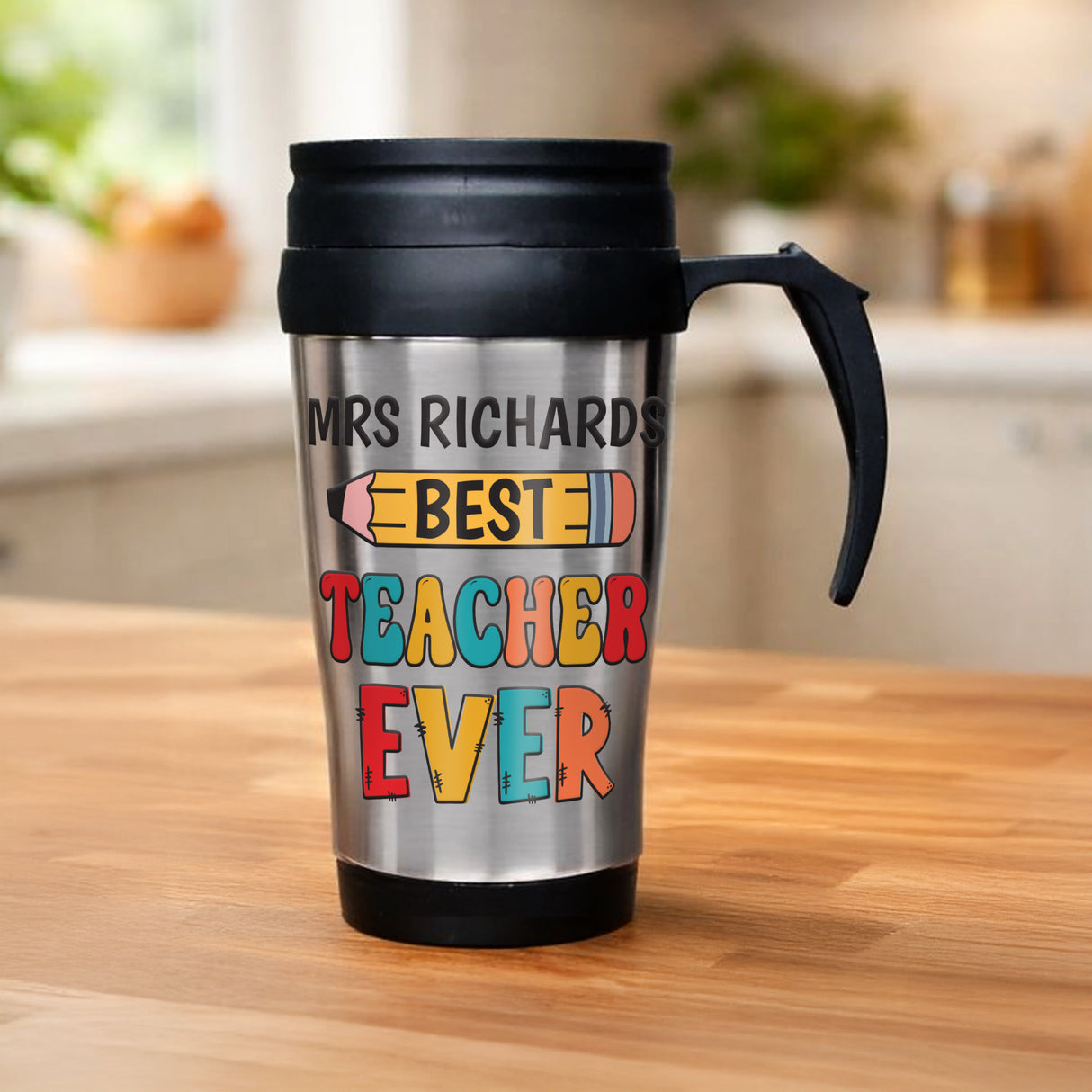 Personalised Best Teacher Thermal Mug - Shop At Gift Moments - 1