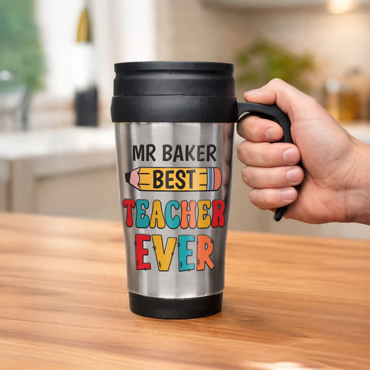 Personalised Best Teacher Thermal Mug - Shop At Gift Moments - 2