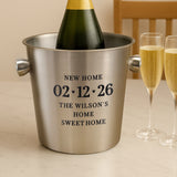 Personalised Big Date Stainless Steel Ice Bucket - Shop At Gift Moments - 3