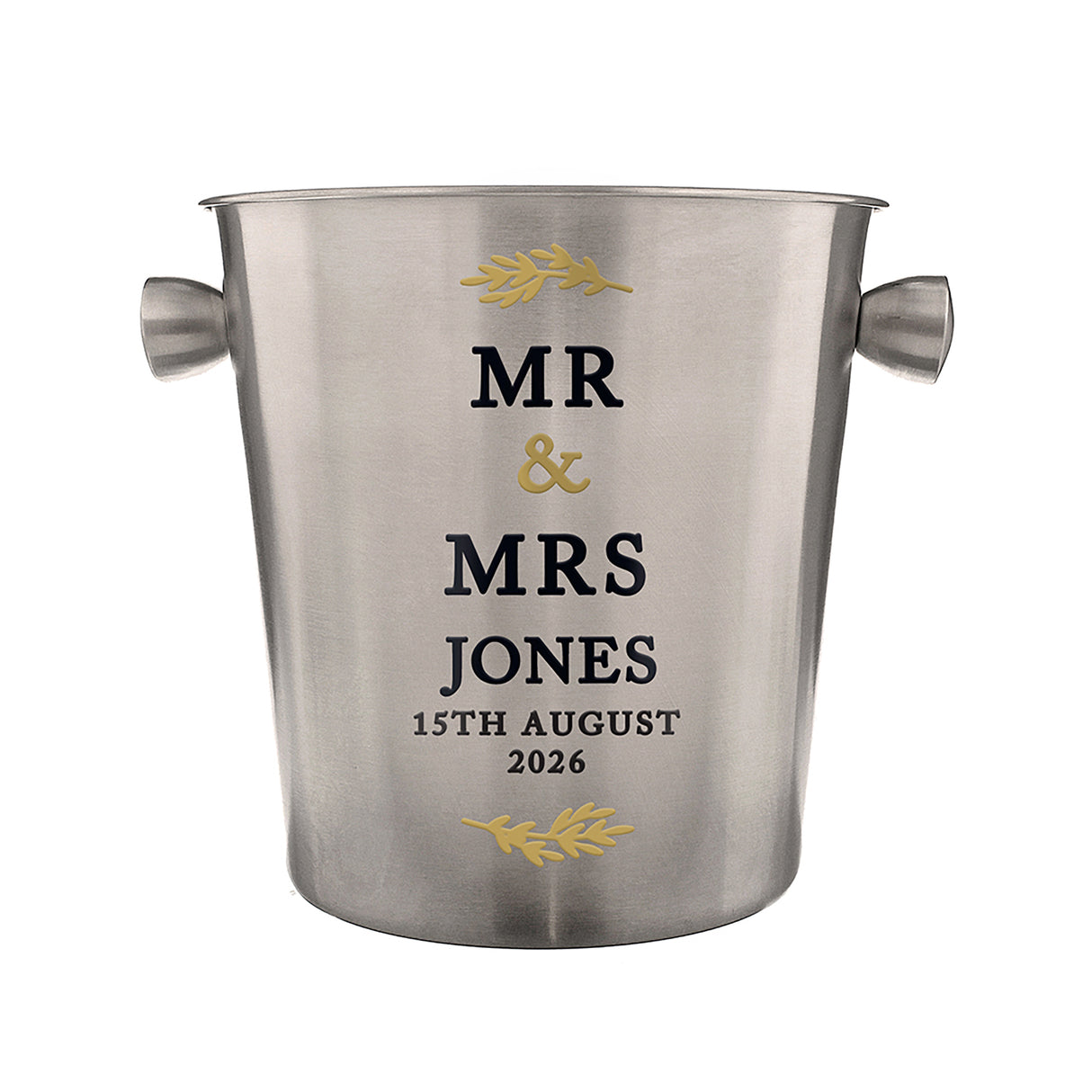 Personalised Couples Stainless Steel Ice Bucket - Shop At Gift Moments - 4