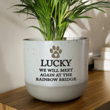 Personalised Pet Memorial Flecked Plant Pot - Shop At Gift Moments - 3
