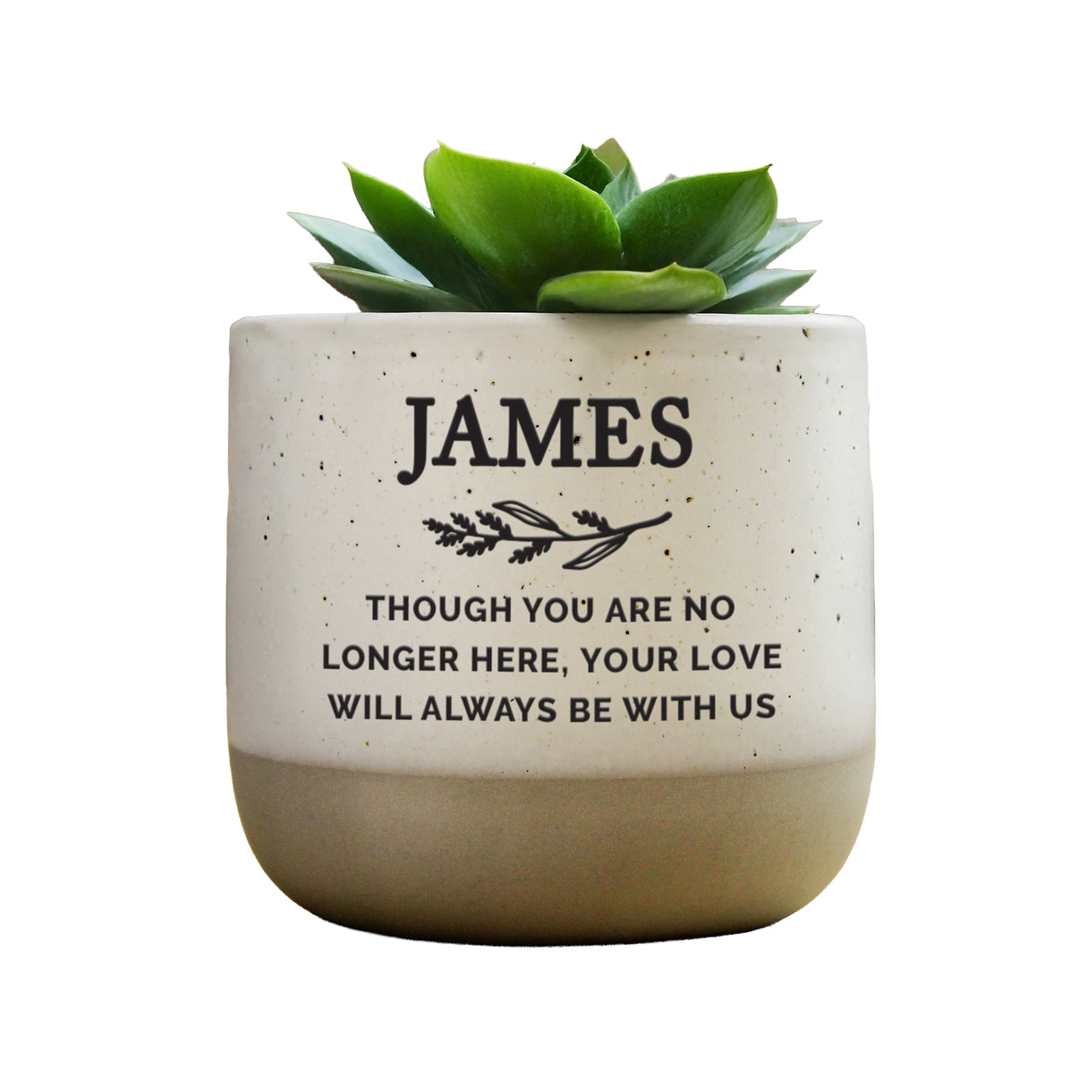 Personalised Memorial Flecked Plant Pot - Shop At Gift Moments - 4