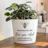 Personalised Bee Large Plant Pot - Shop At Gift Moments - 1