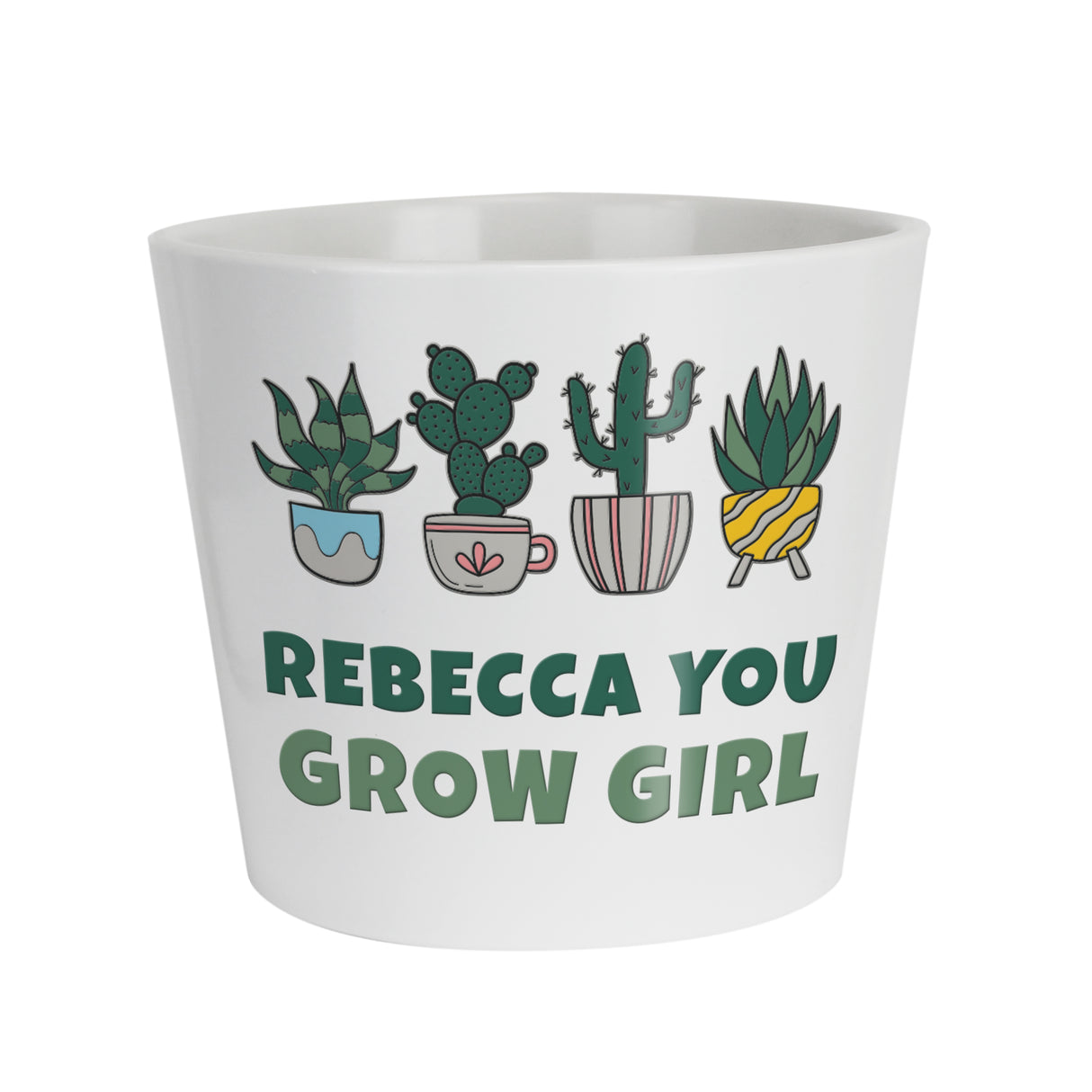 Personalised Big Text Large Plant Pot - Shop At Gift Moments - 4