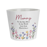 Personalised Pretty Floral Large Plant Pot - Shop At Gift Moments - 4