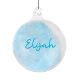 Personalised Blue Feather Bauble - Shop At Gift Moments - 5
