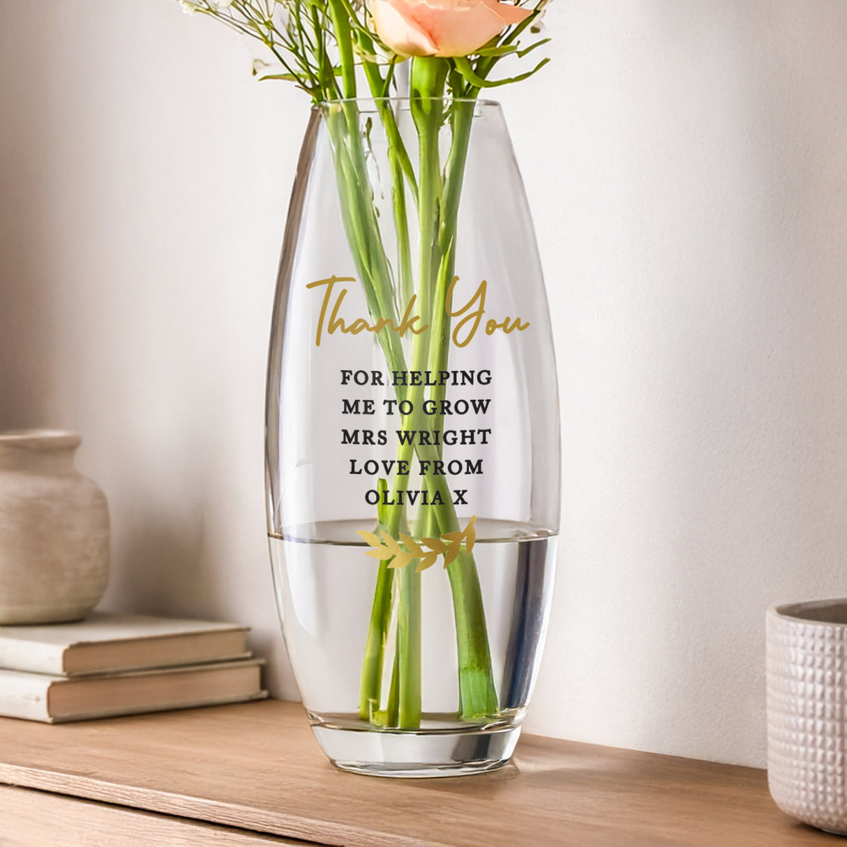 Personalised Free Text Bullet Vase - Shop At Gift Moments - 4